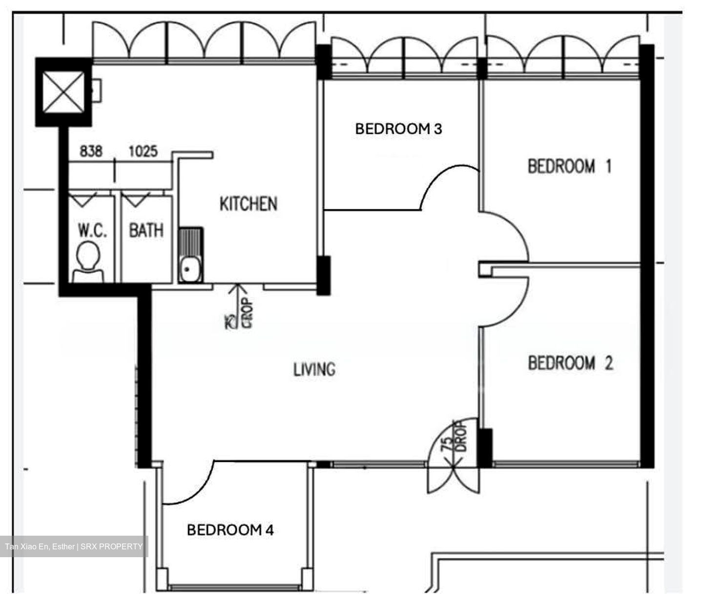 Blk 3 Farrer Gardens (Bukit Timah), HDB 4 Rooms #613899511